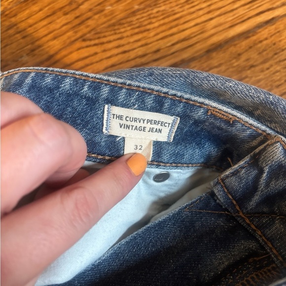NEW‎ Madewell The Curvy Perfect Vintage Jean in Heathcote Wash, 32 - Picture 9 of 10